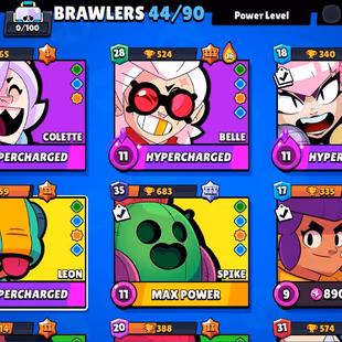 [DG-7] 13K-TROPHIES 44-BRAWLERS 4-HYPERCHARGE 1-MAXPOWER 50-SKINS 34-GEMS CHEAP INSTANT DELIVERY GUARANTEED  - Image 4