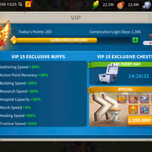52M - Vip 15 - 13  Commanders - 37 Passport - 6M3 Credit - 772 Gold Head - 1 Skin house  - 1 Farms - Image 3
