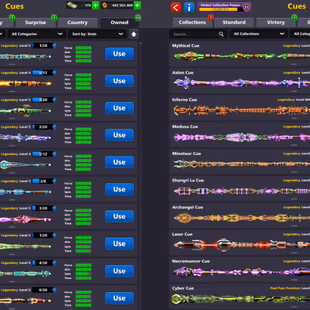 471 LEVEL ACCOUNT | CCP 71 | 20 Legendary Cues | 4 Special Cues MAX | 440M Coins | VIP Diamond | Final Warning - Image 5