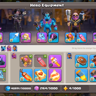 🌟TH-18 FULL MAX DEFENCE | 125 WALLS MAXED 🌟  HERO 105-100-95-80-55 | ALMOST 7X EPIC EQUIPMENT MAX | LEG DRAG SCENERY - Image 7