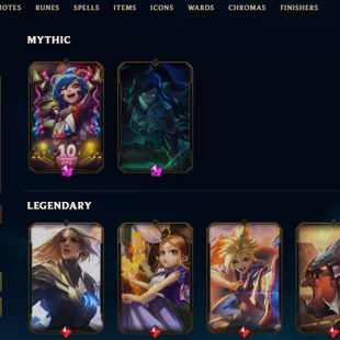 SEVER [ EUW ] - 211 LVL  - SLIVER IV - 179 SKINS - FULL CHAMP [155915  BE - 174 RP ] - FULL ACCESS - Image 1