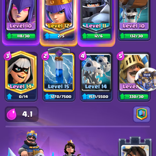 6500 GEMS-9 YEAR OLD-RARE KT15 LVL68-121 CARD-16 Level 11 Max-4 ELITE-36 MAXED-ARENA 30 -14 EVOLUTION-12644 TROPHY-75 RA - Image 6