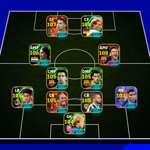 3290+ Team I MSN(Prime) I Rummi 108 I CR7 107 I Van Dijik 105 I Bellucci 105 I Costacurta 105 I Johan 106 I Busquets 105 - Image 2