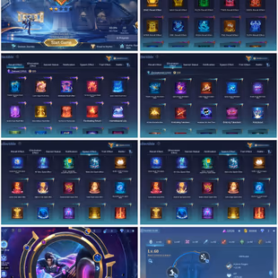 [IOS/ANDROID] CEL LVL 87 | 132 HEROES | 511 SKINS | MEGA 2 | COLLAB | 3 LEGEND - MOSKOV ABYSS - 2 JJK GOJO NOBARA - HAYA - Image 7