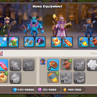 ❗[ TH-15 NEAR MAX ]❗S.BALL [21] || 7X EQUIPMENT MAX || HEROS: 67-69-50-36-22 || STRONG DEF - TROOPS - Image 6