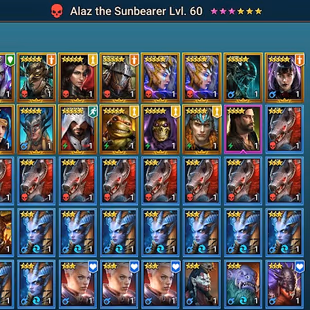LV42 - Power 1.05M - 1 mythic (SunBearer) - 2 Champions LV 60 -  22 Legend  - Image 3