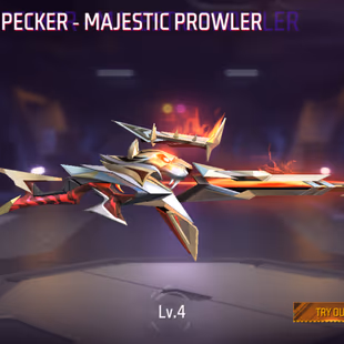 X126|Lvl 52|30 CHARACTER|MIDNIGHT ACE LEGENDARY OUTFIT|97 WEAPON(4 EVO+22 MYTHIC)|CONQUEROR M1887 LVL 5|MAJESTIC WOODPEC - Image 3