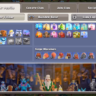 Th16 Almost Max | Hero-95-95-70-45 | Equipment-12-Epic Almost Max | XP- 210 | Defence Wall Max | NC-Yes | BEST-DEAl - Image 4