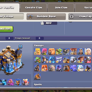 🔥XP 205!TH 18 !HEROS:70-75-60-72-35🔥BLUE WALLS! GOOD DEFANCE AND TROOPS!BEST ACCOUNT!CHEAP PRICE! INSTANT DELIVERY  - Image 3