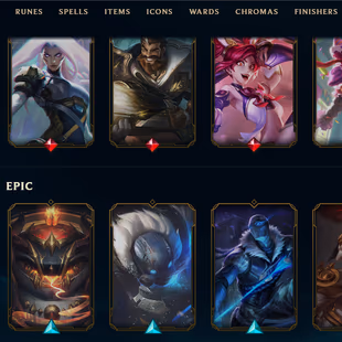SEVER [ TR ] - 445 LVL  - GOLD IV FELX - 191 SKINS - FULL CHAMP [ 153226 BE - 28 RP ] - FULL ACCESS - Image 6