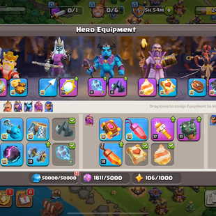 🔥ALL APPRENTICE MAX 💎HEROES MAX -TH 18 -34 EQUIPMENT - 1K GEMS - RENAME 500 - CHEAP - AVAILABLE  - Image 6