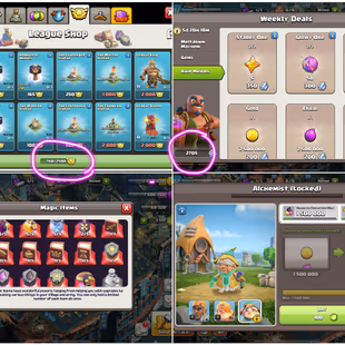 24] 🎯SUPER TH 15] 23 EQUIPMENTS 👹LOADED HIGH SEAS SCENERY LOADED | 3122 GEMS  760 CWL MEDALS AND LOTS OF MAGIC ITEMS - Image 4