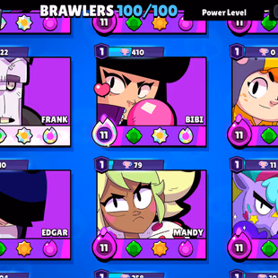 Change iD | 54K Trophies🏆 | 100Brawler | 45Maxed🌟 | 65Hayper | 300Skins | The More... - Image 8