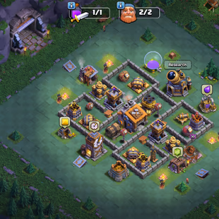 🔥3x Sceneries🔥 || Th18 || High Quality Epic Equipment || Heroes 90-86-68-63-45 || 6 Builders || Nc 500 Gems - Image 6