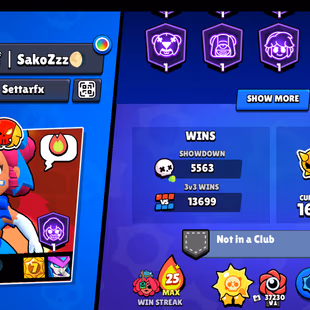 92 TOTAL PRESTIGE | 100K TROPHY-380X SKINS | 101/101 BRAWLER | 44X HYPER | 51X MAX | 80X LEVEL-10 | HIGH.T.-102K TROPHY  - Image 4