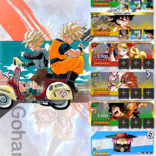 D868-IOS+Android-Goku Yellow Full Red Star-Nice Team+Goku Kid Full Red Star+Goku&Gohan Full Red Star+Manga Goku Full Red - Image 3