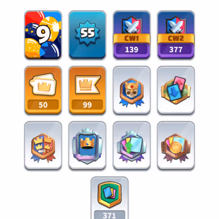 🚀RARE GOBLIN KISS EMOTE🚀PREMIUM 8500 TROPHY | 65 MAX CARDS | 8 EVO CARDS | 5 ELITE CARDS | ARENA 22 | 55 LEVEL |50 EMO - Image 8