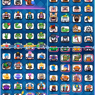 Full Max CR + TH17 Full Max Combo | 14 Evolutions | 24 Elites | 70 Max Cards | 126 Emotes | TH17 Very Close to Max | Spa - Image 3