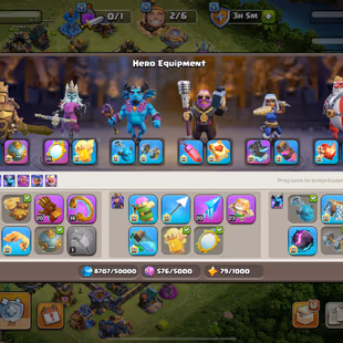 [LT 20847]🔥SUPER LEGENDARY TH18🚀EPIC EQUIPMENTS[WS3581]BB MAX | HEROS LVL 100-100-90-75-50-15 | INSTANT DELIVERY |  - Image 7