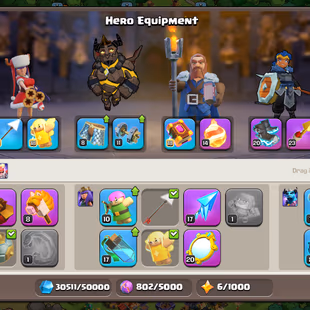 5100-GEM | TH17 BASE MAX | HERO-81-100-53-72-45 | GG-20!SB-20!MM-20!EB-20!RS-23 | 216-XP | NC-YES | ITEMS | BEST DEAL - Image 8