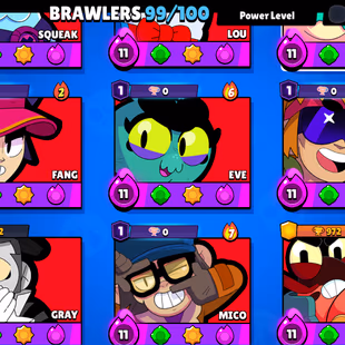 227-GEMS | 75300-TROPHY | 325X SKINS | NC AVAILABLE | 100/99 BRAWLER | 51X MAX | 45X HYPER | 105/113- SUPER RARE SKINS - Image 8