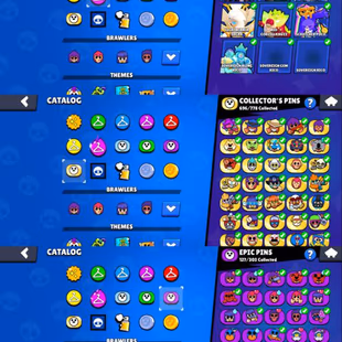 🔥93K TROPHY|1X PRESTIGE|🌟72 MAXED|66 HYPERCHARGE|390 TOTAL SKINS|16 LEGENDARY OLD BRAWL PASSES SKINS|100 RARE SKINS| - Image 5