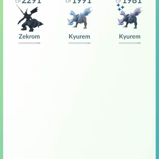 CAN MAKE SHINY FUSED KYUREM [] LEVEL 50 [] LEGENDARY 3 [] SHINY 21 [] RENAME AVAILABLE  [] CHEAPEST - Image 8