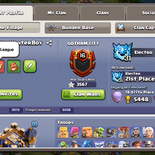 🔥EPIC FB-MAX!SB-26!GG-26!RS-26!SNB-23!EB-23!XP 279!TH 18!HERO:100-101-83-75-50-12!VERY STRONG DEFENCE! GREAT TROOPS! - Image 3