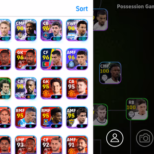 Amazing Account-Power 3217-Barcelona-Real Madrid Team-Rare 7 Manager-Eden Hazard 109-Adriano 105-Javier Saviola 105-Deco - Image 4