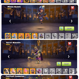 C501-||🔥TH16 FULLY LOADED OLD OBSTACLE🔥|| 11200 GEMS || 20X HEROS SKIN || 1450 CWL MEDEL || EPIX EQUIPMENT FULL MAX || - Image 6