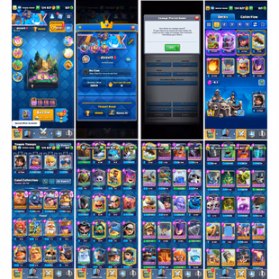 ⚡LV 56 - 4X LEG BADGE⚡ KT15 | ARENA 25 | TROPHIES 10K | 12 EVO | EMOTE 80 | 10 CARD LV 15 | 18 CARD LV 14 | 5 WILD SHARD - Image 3