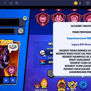 576 SKINS | 120.300 TROPHIES | 101 BRAWLERS | 100 HYPERCHARGE | 101 MAX | 112 PRESTIGE | 36 BUFFIES - Image 7