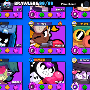 293-GEMS | 71.5K TROPHY | NC AVAILABLE | 99/99 BRAWLER | 44X MAX | 41X HYPER | 301X SKINS | DELIVERY INSTANTLY  - Image 6