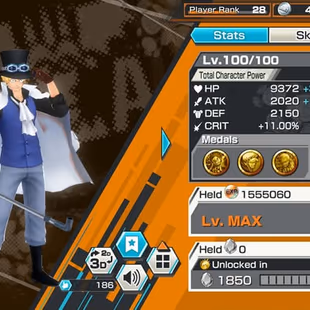 [4058][IOS+ANDROID] 11 EX - CAN 7 MAX - Garp + Kuzan + Sabo + Akainu + Zoro + Yamato + Luffy G5 + Roger + Shanks  - Image 7