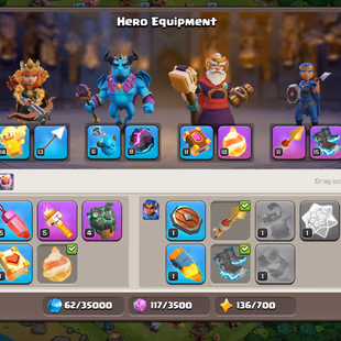 TH 13 PURE MAX | XP 145 | 75-75-50-50-25 | SKINS | 1.5K GEMS | NAME CHANGE AVAILABLE | FULLY ACCESS AND INSTANT DELIVERY - Image 6