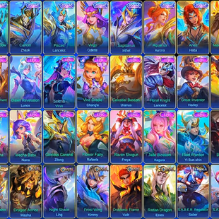 493 SKINS | 2 LEGENDARY | 3 KOF | 3 ASPIRANT | 2 PRIME | 3 ANNUAL STARS | 9 ZODIAC | 26 LIMITED | 44 RARE | EPIC RECALL - Image 3