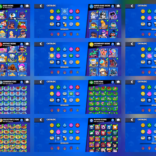 12x PRESTIGE | 16x TITLES | Trophy 57.3K | Star Shelly [2018 ID] 72x Max Brawler | 335x Skin | Level 170 | 38x Max Win  - Image 5