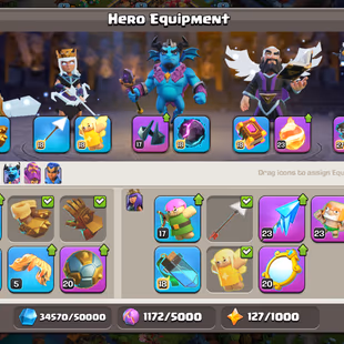 🌟 DECORATED TH 18 FULL MAX DEFENCE 🌟 HERO 105-100-91-80-55 | ALL EPIC ALMOST MAX | MAGIC SKIN SET | FREE NC | 590 CWL  - Image 6