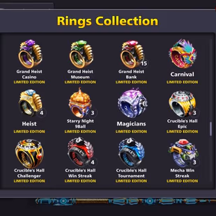 RAREST | 100CCP MAX | ALL CUE MAX | 700M COINS | BLACKDIAMOND TIER | RAREST RINGS | RAREST COLLECTION | INSTANT DELIVERY - Image 5