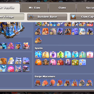 [PREMIUM]🔥SUPERIOR TH18💎Heros lvl 105-105-95-80-55-16 | 55 Heros Skins | 5 Premium Sceneries | Epic Max equipment |  - Image 3