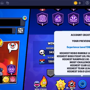 ⭐351 SKINS⭐71.400 TROPHIES | 101 BRAWLERS | 63 HYPERCHARGE | 65 MAX | 43 PRESTIGE | 19 BUFFIES - Image 7