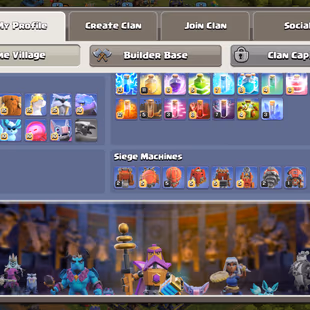 💠EPIC SB-GG-AF-FB-RS-EB MAX💠XP 243!TH 18 NEAR MAX!HEROS:105-105-95-80-55!NC YES!NEAR AX DEFANCE!STRONG TROOPS - Image 4
