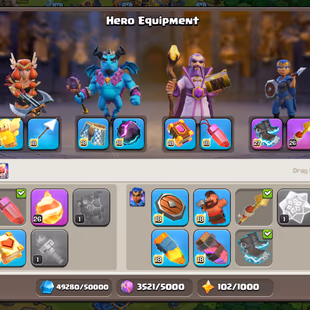🚀SUPER LEGENDARY TH18🚀HEROS LVL 92-105-70-80-55-1 | EPIC EQUIPMENTS | BB ALMOST MAX | INSTANT | - Image 4