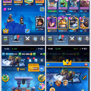 CR + BS | 2019 Account | 20101 Trophies | Mythic Skin | 89 Skins | 10 BS Max | 18 Max Win Streak | 65 Brawlers | Instant - Image 4
