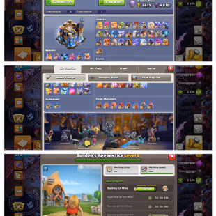 [EE83] SOUND OF THE CLASH SCENERY FULL SET[TH18 MAX] 6HERO/LAB/DEF MAX | B.HUT MAX | INGAME ALL ITEMS DISCOUNT AVAILABLE - Image 4