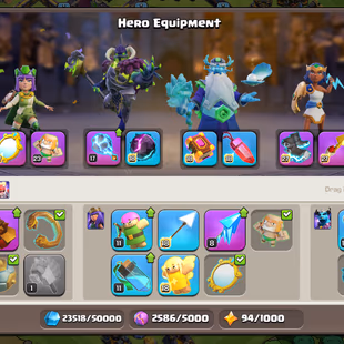 Th18 Almost Max | [5-Hero Max] | [13-Epic Almost Max | Defence Wall Max | XP-245 | NC-Yes | BEST-DEAL   - Image 5