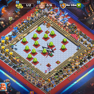 Th18 Almost max [Full Leaugue Set Skin-700 Cwl Mdel] | Hero-100-100-77-50 | Equipment-13-Epic Almost Max | XP-270 | Defe - Image 1