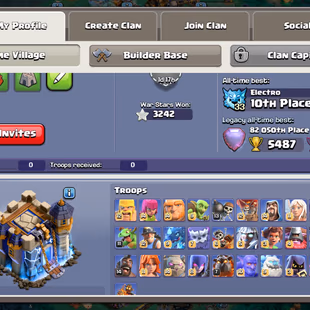 XP254 | TH18 ALMOST MAX | HERO 105-105-95-85-55-5 | NICE EQUIPMENT | 3242 WAR STARS | RARE DRAGON FOUNTION  | - Image 7