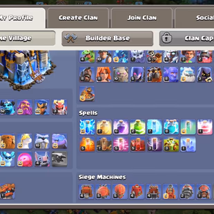 🔥[3 EPIC EQUIPMENT MAX]🔥TH 18 4 HERO MAX || BK 105 AQ 105 MP 52 GW 75 RC 50 || 19 HERO SKIN || BUILDER BASE MAX - Image 4