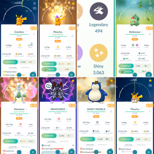🔥3036 SHINIES💎 121x SHINY LEGENDARY [] ARMOURED MEWTWO [] SHINY HAT SNORLAX [] 741 HUNDOS [] 228 SHUNDO [] LEVEL 70 - Image 2
